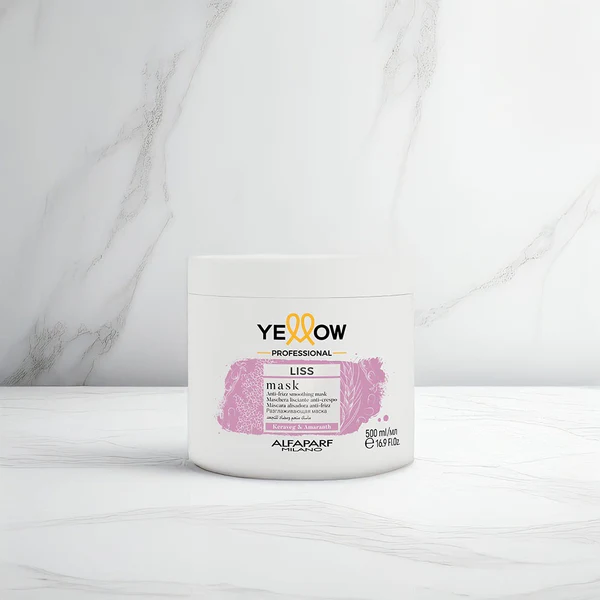 Yellow Liss Mask with Keratin & Amaranth Oil for Chemically Straightened Hair 500ml